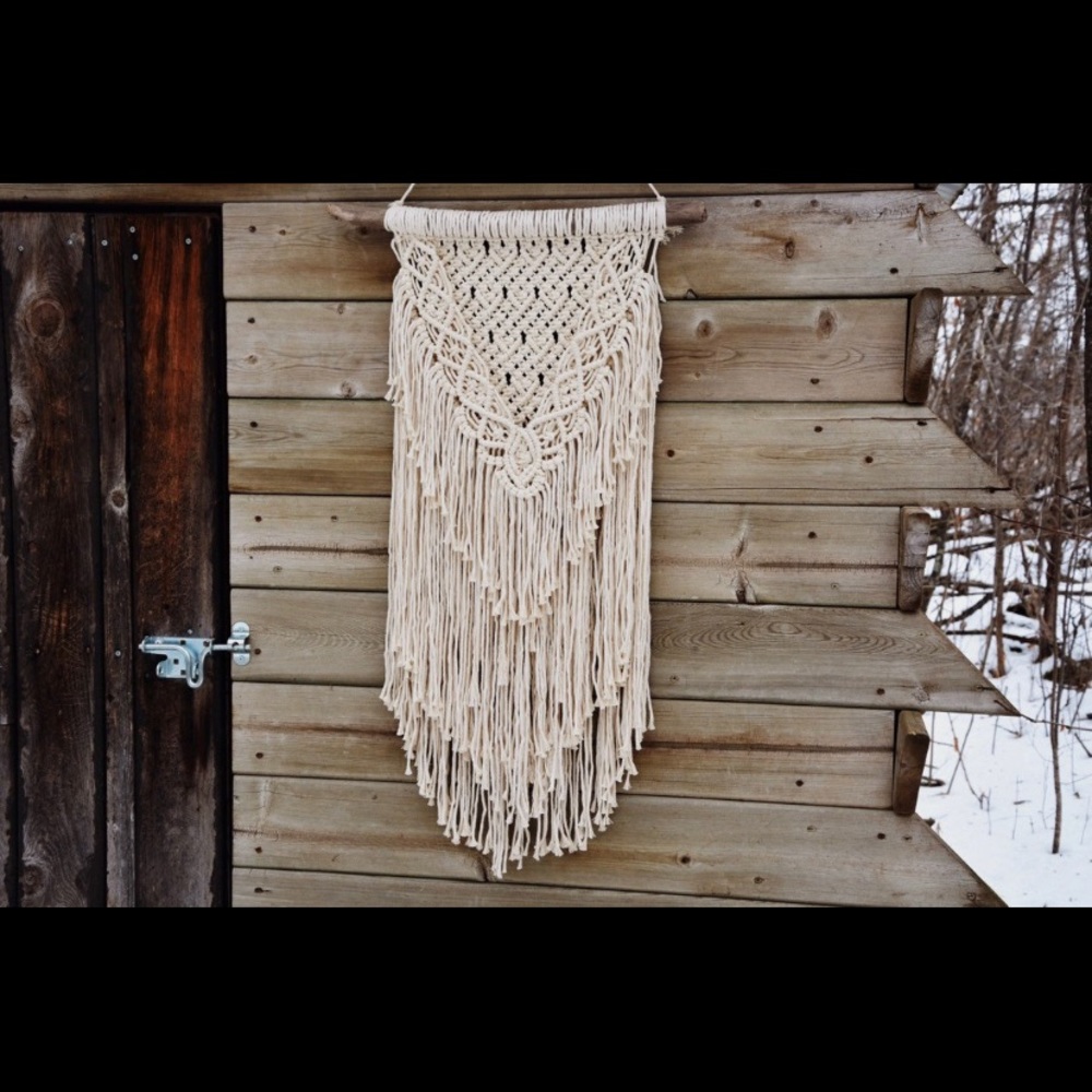 Large macrame wall hanging handmade